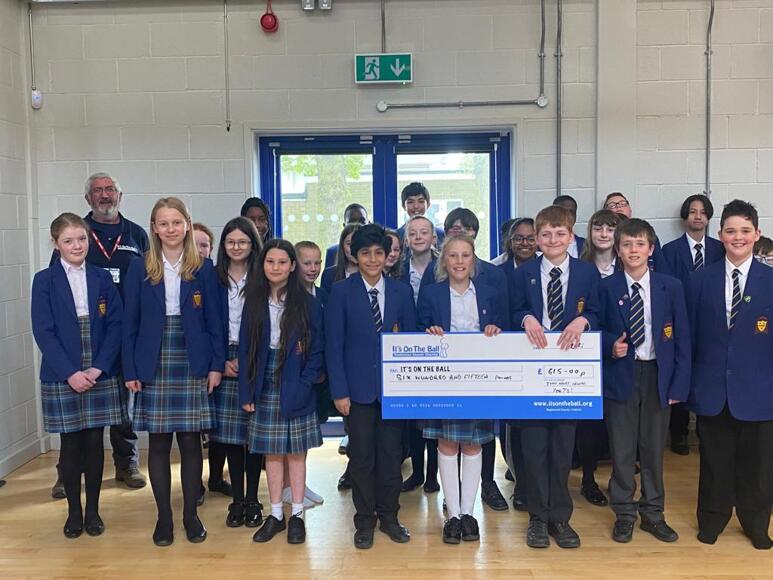 Year 7 accepting cheque